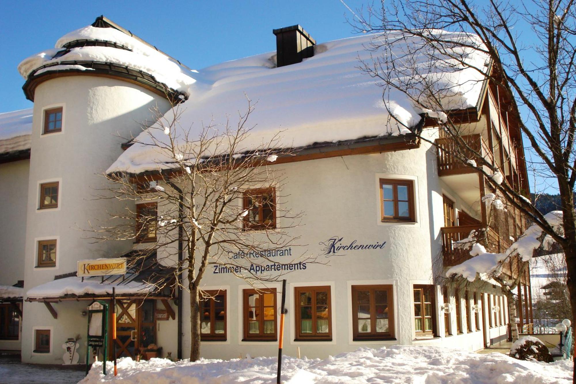 Dachstein West Hotel Gmbh-Kirchenwirt Russbach Русбах-ам-Пас-Ґшютт Екстер'єр фото